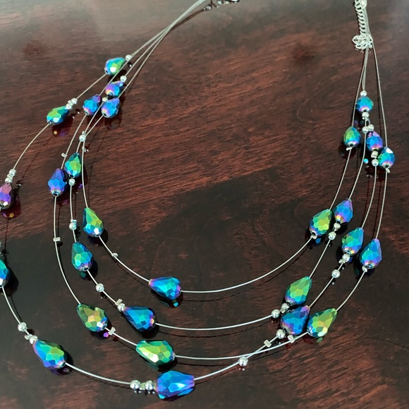 Charming Charlie Layered Necklace and Earring Set - Picture 3 of 4